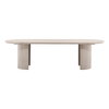 Sarai Dining Table Light Grey, by Dovetail, 109" width x 30" height x 42" depth thumbnail 2