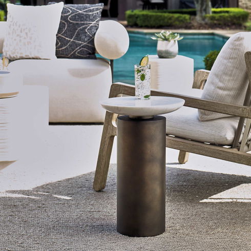 Olso Bronze Outdoor Accent Table