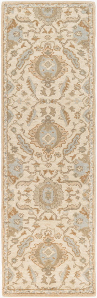 Caesar Handmade Rug, by Surya, 8' length x 2'6" width