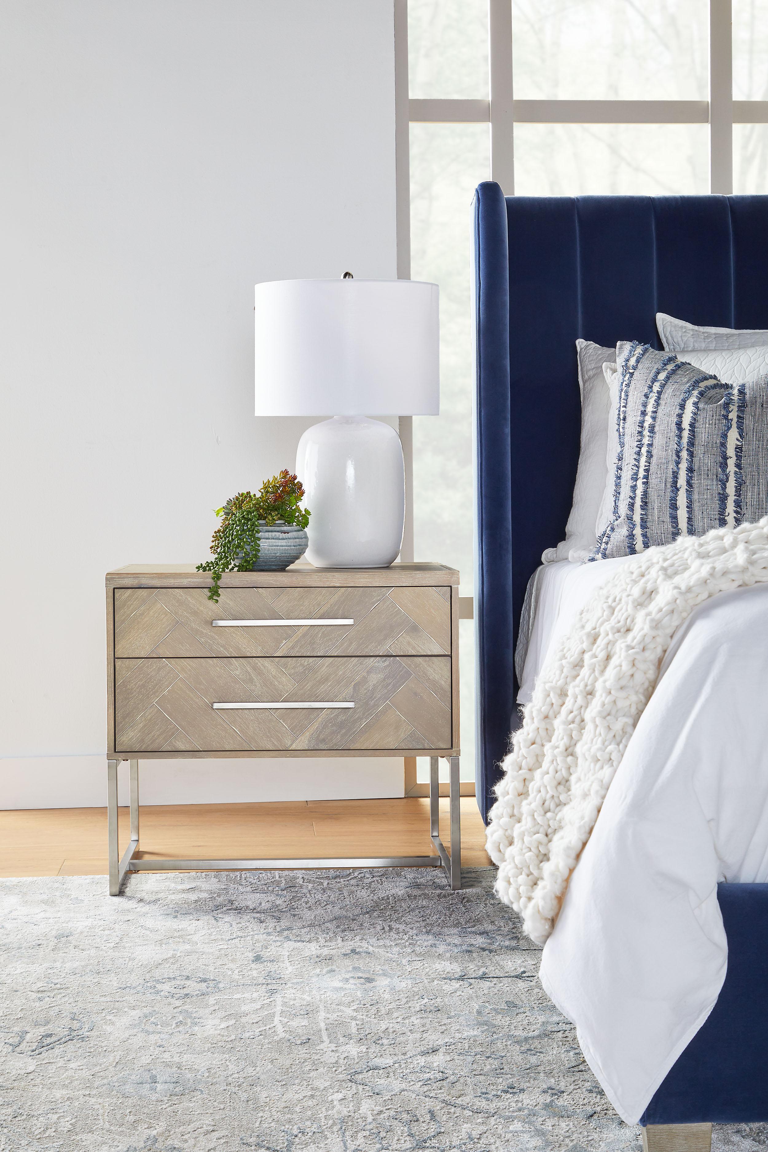 Mosaic 2-Drawer Nightstand large image 