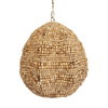 Kauri 1 Light Wooden Bead Pendant, by Uttermost, 1'6" width x 1'8" height x 1'6" diameter x 1'6" depth thumbnail 3