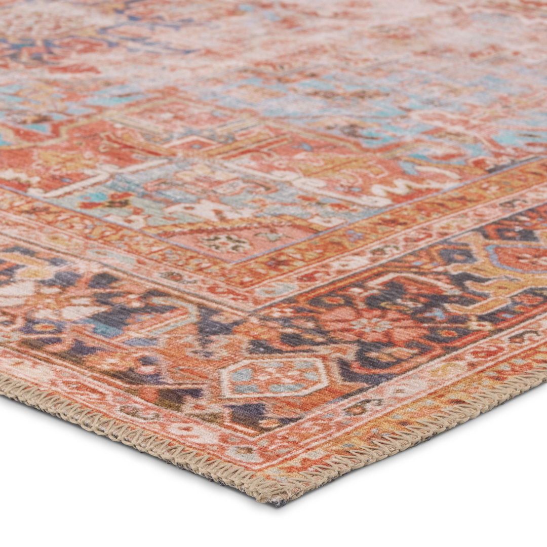Jaipur Living Elain AZA02 Handknotted Oriental Blue Area Rug (9'x12') large image 
