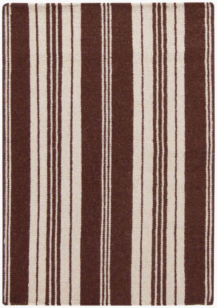 Farmhouse Stripes Handmade Rug large image 