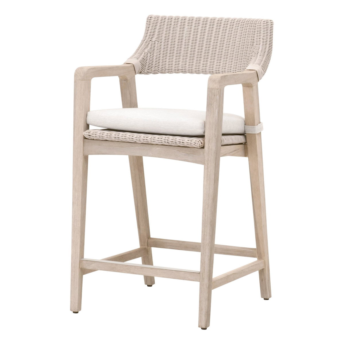 Lucia Outdoor Counter Stool, Dining Chair by Essentials for Living, 21.5" width x 39.75" height x 21" depth View 2