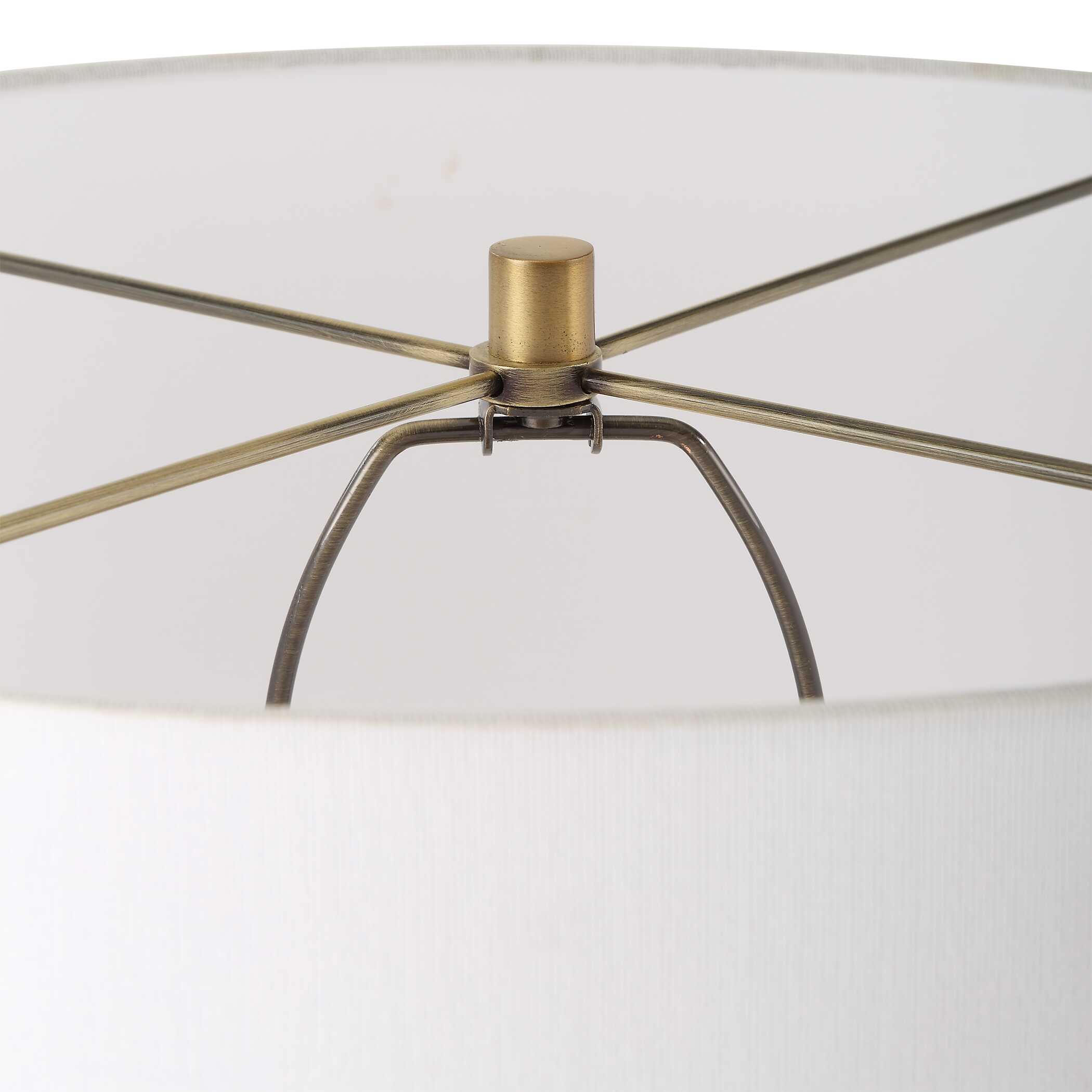 Anchorage Tri-pod Floor Lamp, by Uttermost, 19" width x 63.5" height x 19" depth View 7