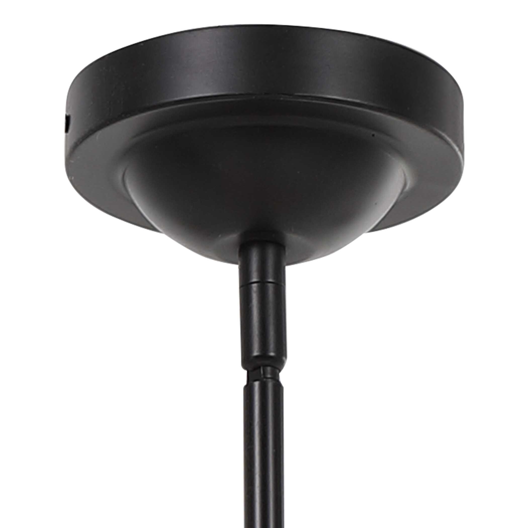 Clayton 6 Light Linear Chandelier, Ceiling Light by Uttermost, 42" width x 17.5" height x 13" depth View 5