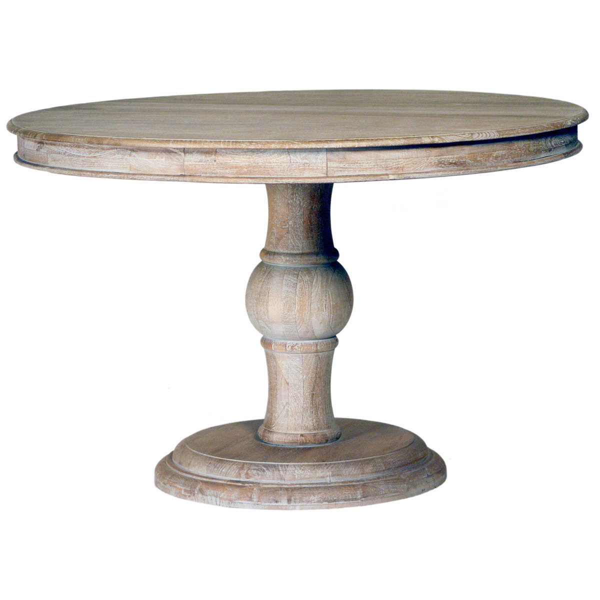 Arturo Dining Table Sienna Grey, by Dovetail, 47" width x 30" height x 47" depth View 1
