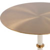 Cyprus Brass Accent Table, Side & End Table by Uttermost, 14" width x 24" height x 14" depth thumbnail 4