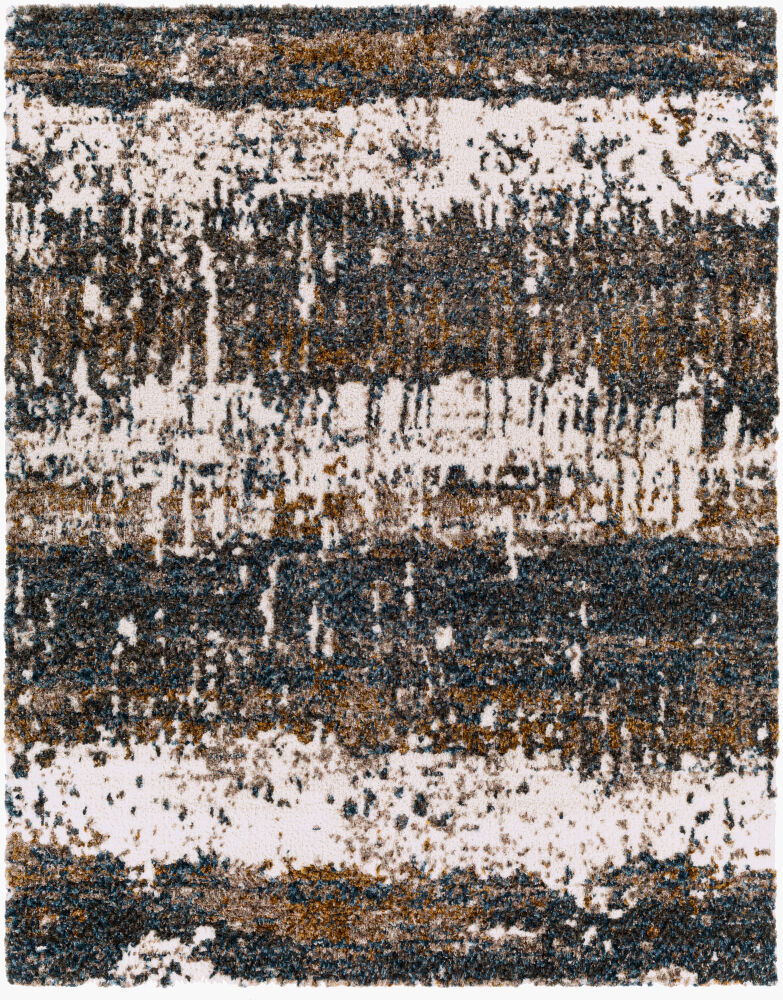 Celestial Shag Machine Woven Rug, by Surya, 1'3.75" length x 1'3.75" width