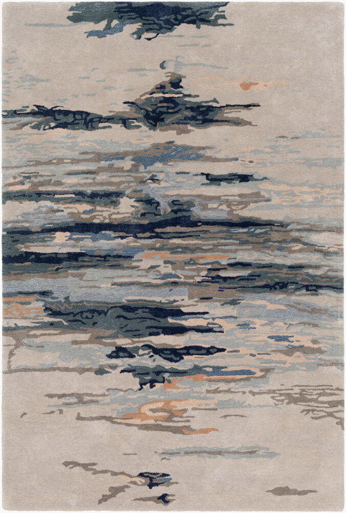 Kavita Handmade Rug, by Surya, 7'6" length x 5' width