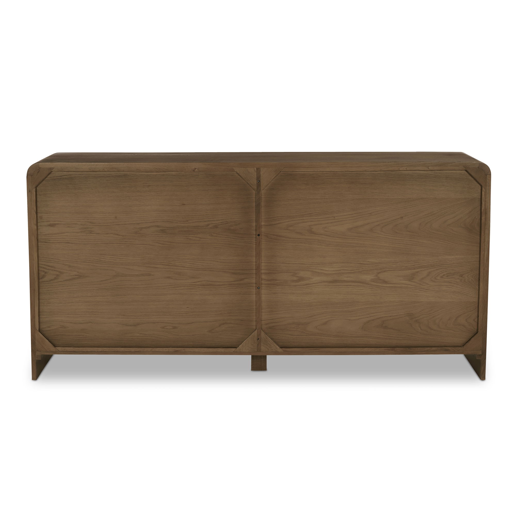 Riley 7 Drawer Dresser Oak, by Moe's Home, 70" width x 34" height x 19" depth View 5