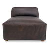 Form Slipper Chair Espresso Brown Leather thumbnail 0