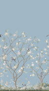 Lingering Garden Sky Blue Wall Mural thumbnail 0