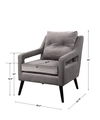 O'Brien Gray Armchair thumbnail 2