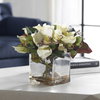 Dobbins Magnolia Bouquet, Artificial Plants & Flower by Uttermost, 15.75" width x 15.75" height x 13.5" depth thumbnail 7