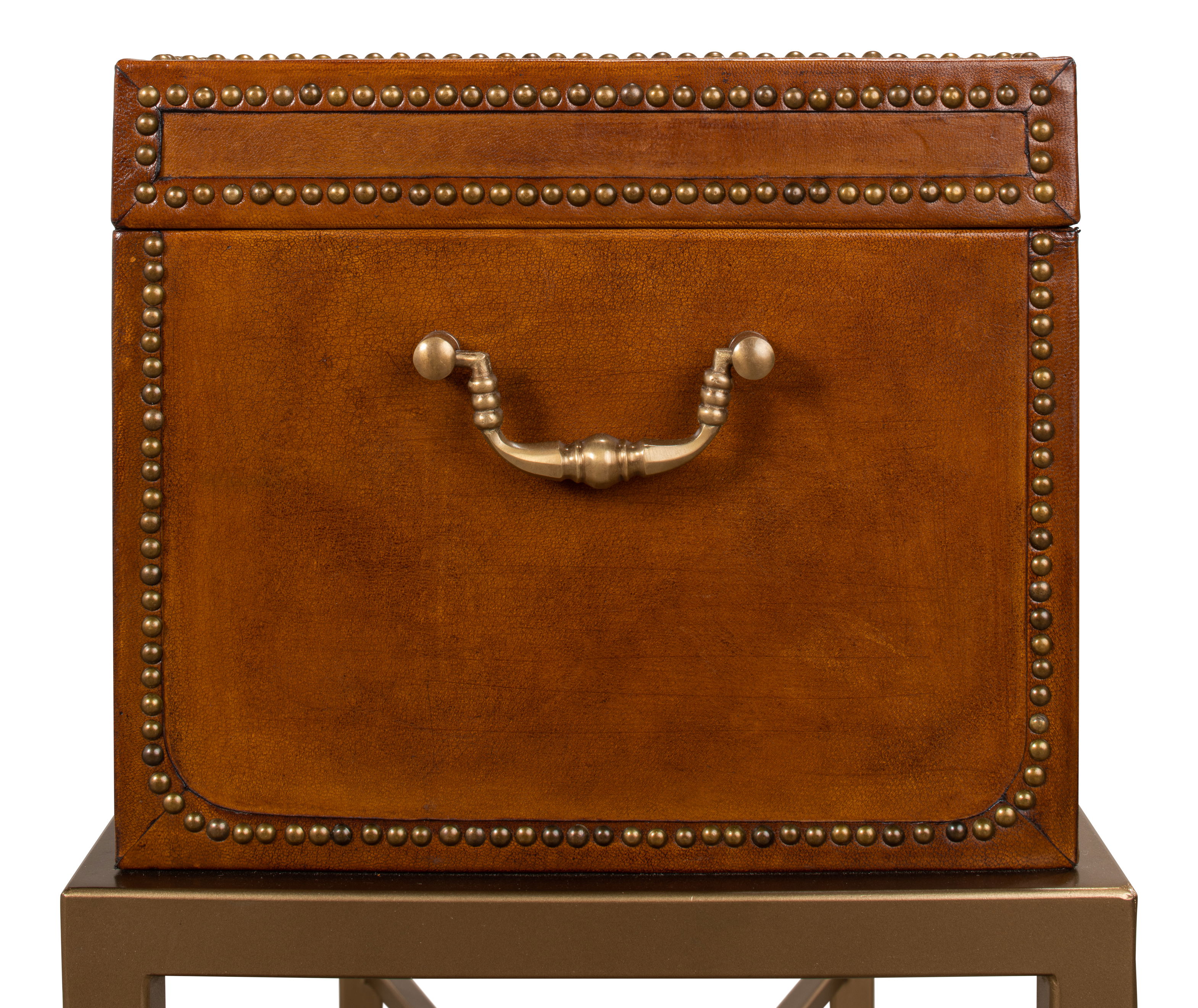 Remington Leather Box On Stand large image 