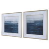 Rising Blue Abstract Framed Prints Set/2 thumbnail 4