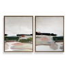 Just Peaking Framed Abstract Prints Set/2, Painting by Uttermost, 25.5" width x 31.5" height x 2" depth thumbnail 1