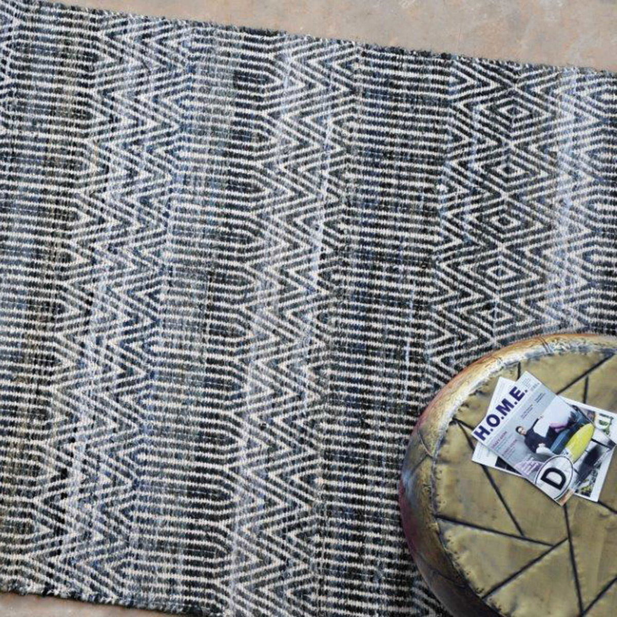 Bolivia Blue 5 X 8 Rug, by Uttermost, 5' width x 8' height x 0.37" depth View 2