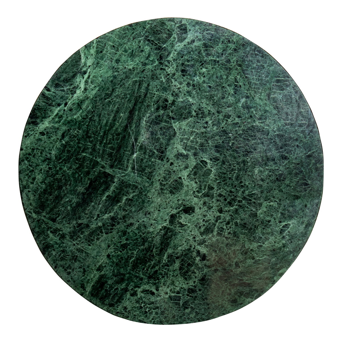 Grace Accent Table Green Marble, Side & End Table by Moe's Home, 14" width x 20" height x 14" depth View 4
