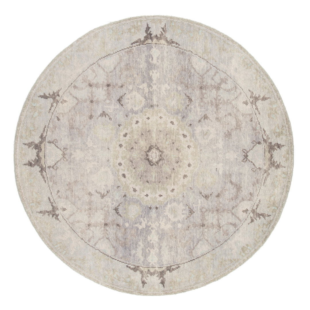 Kai Modify Overdyed Hand-Knotted Gray Area Rug large image 