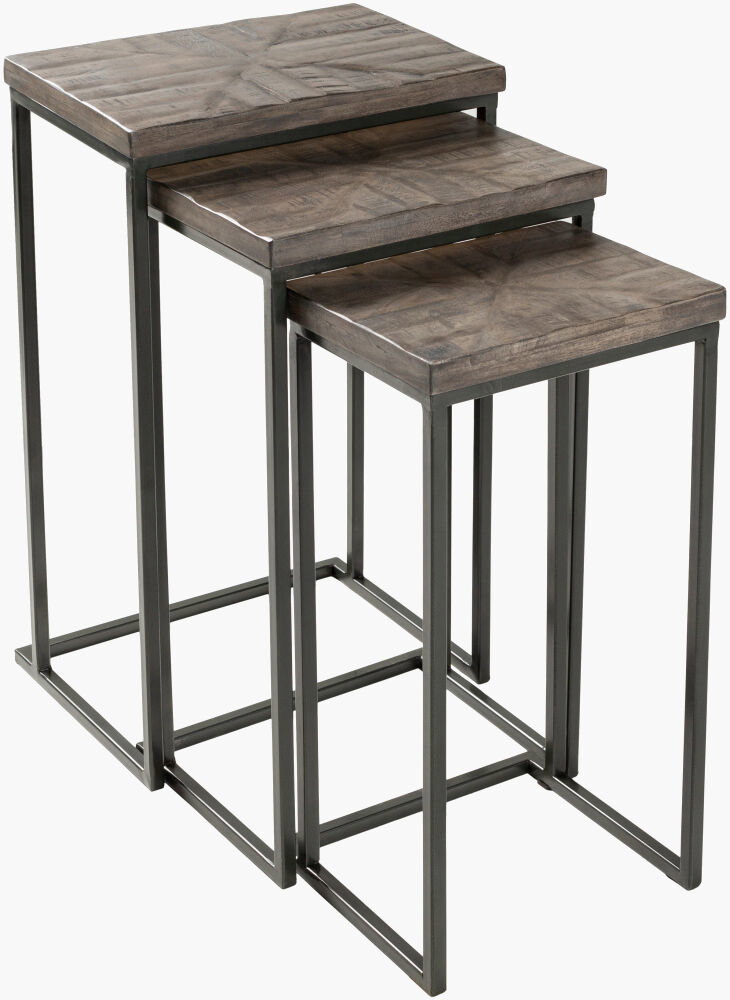 Troyes End Table, Side & End Table by Surya, 12" width x 22" height