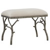 Lismore Small Fabric Bench, Benche by Uttermost, 24" width x 19.25" height x 16" depth thumbnail 1