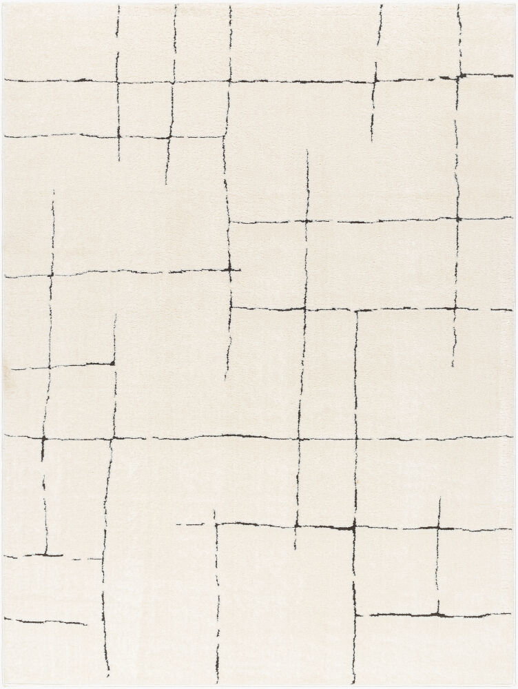 Freud Machine Woven Rug, by Surya, 6'11.86" length x 5'2.99" width