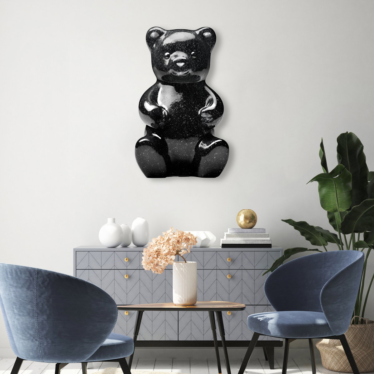 Gummy Bear Black (No Embellishment), by Oliver Gal,  15x10 View 4