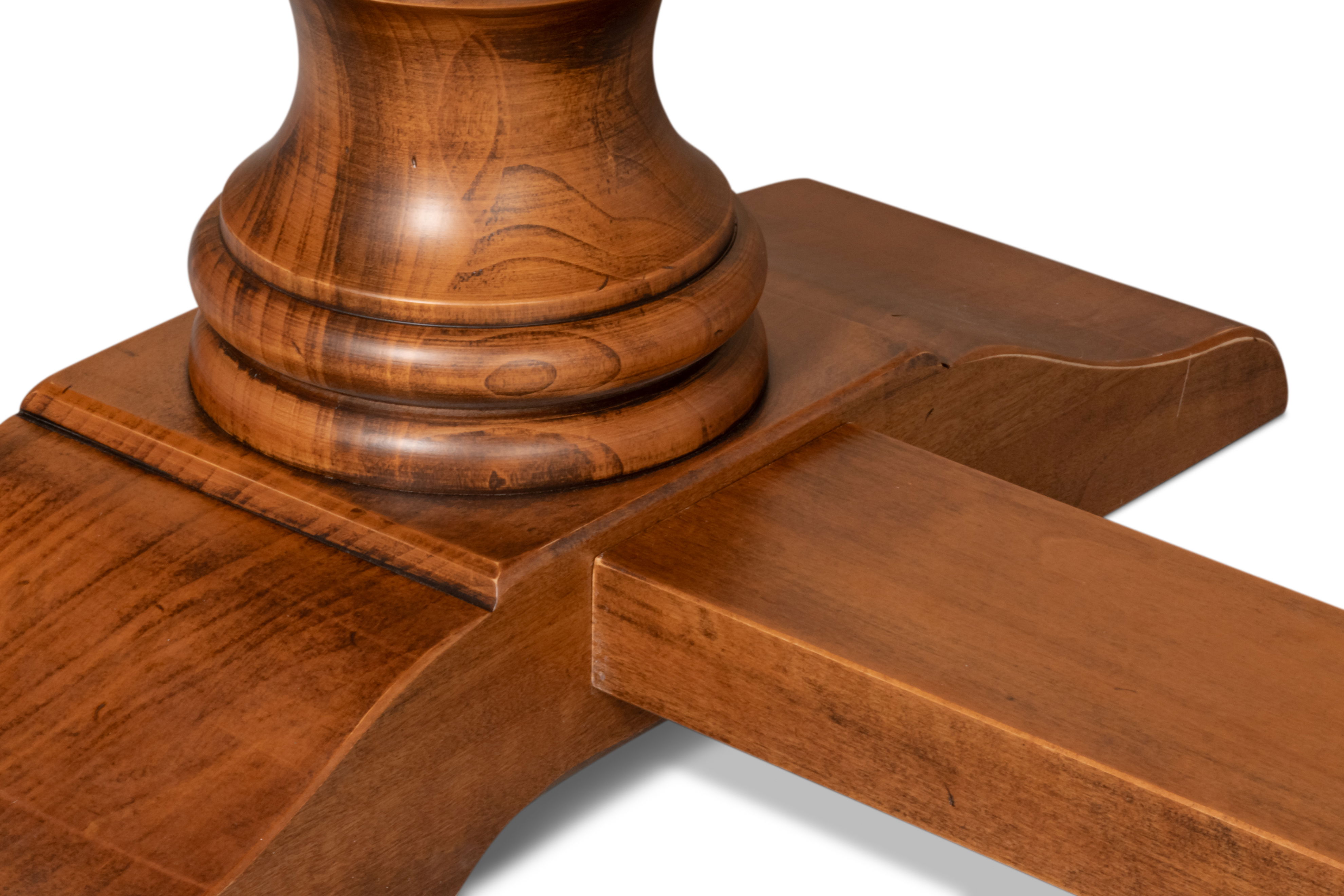 Lionisio Trestle Table, Noce Antica, Dining Table by Sarreid, 84" length x 41" width x 30" height View 5