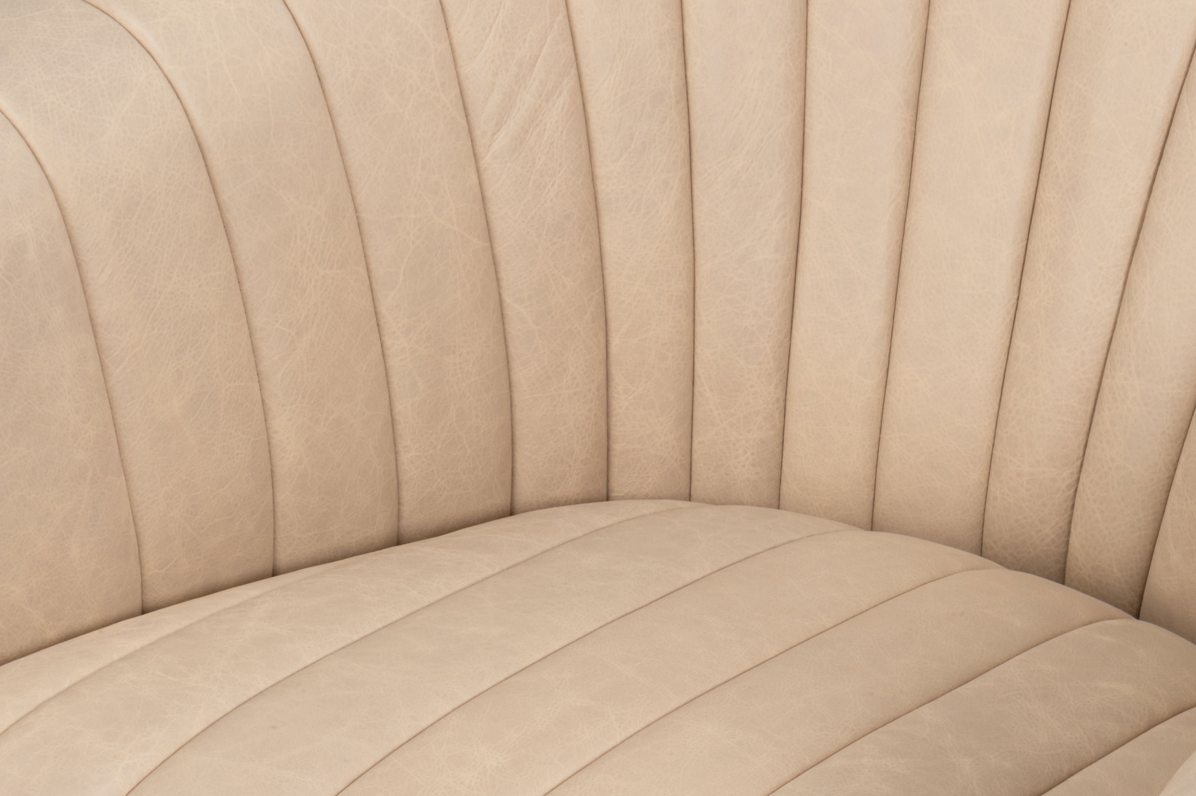 Essex Swivel Chair, Cappucino White, Seating by Sarreid, 32" length x 32" width x 30" height View 8