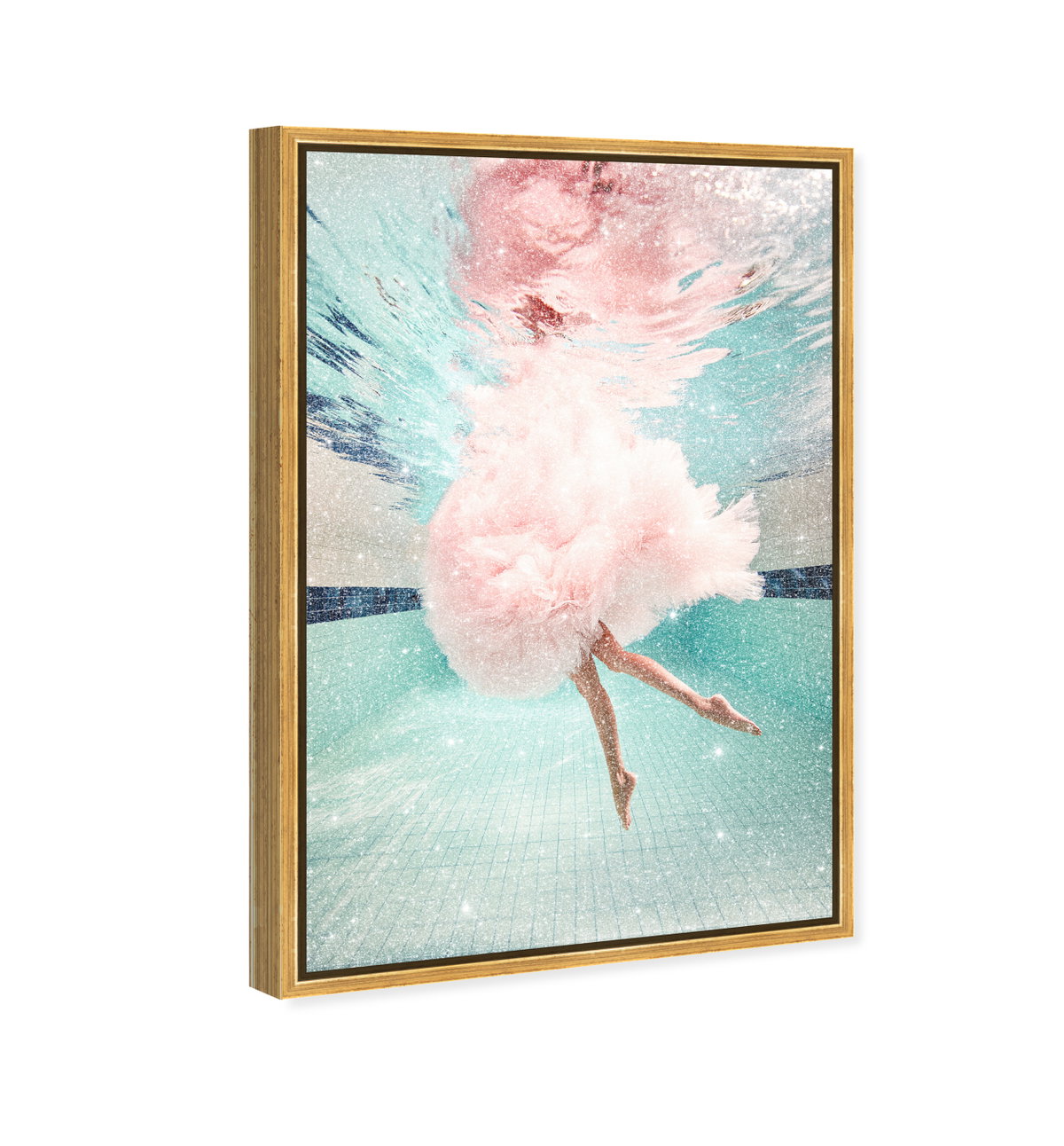 Aquatic Ballerina I (Diamond Dust), Art by Oliver Gal,  24x36 View 2