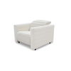 Juno Power Recliner Chair Off White, Accent Chair by Moe's Home, 40" width x 31.5" height x 42" depth thumbnail 3