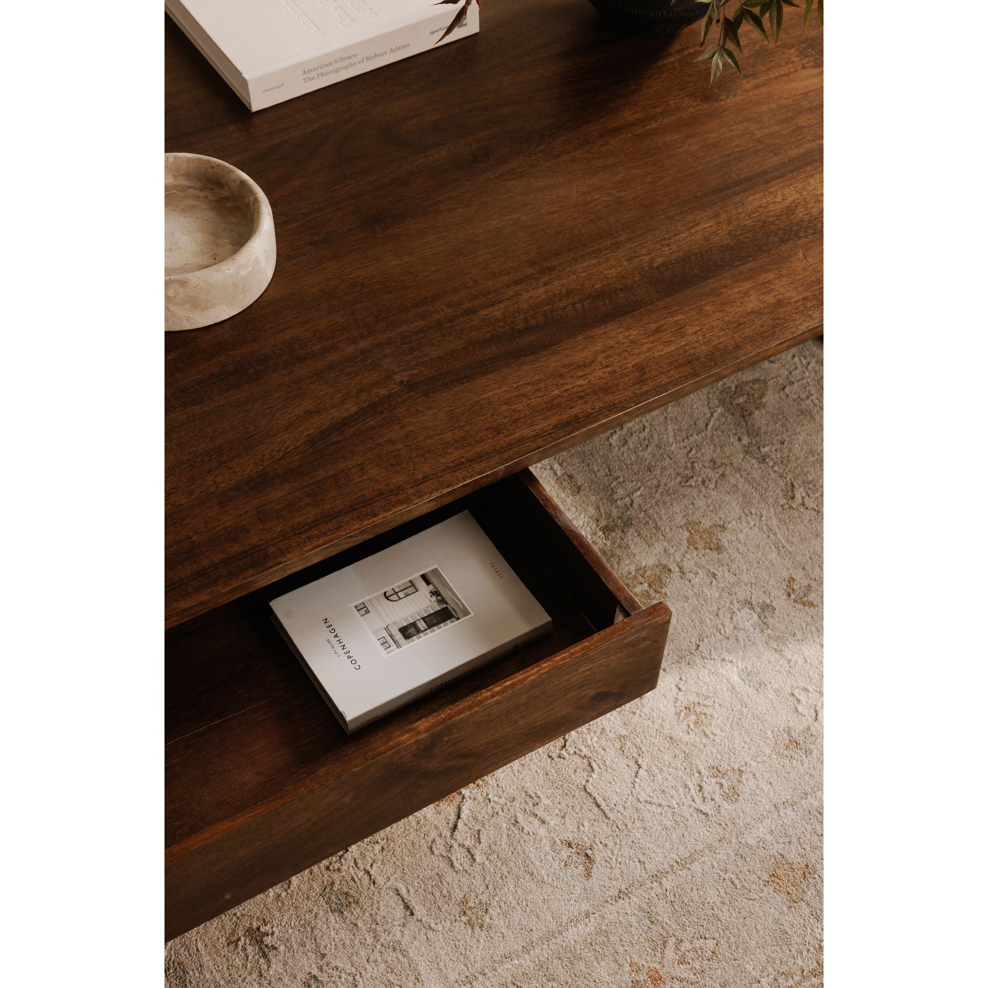 Everett Coffee Table Dark Brown large image 