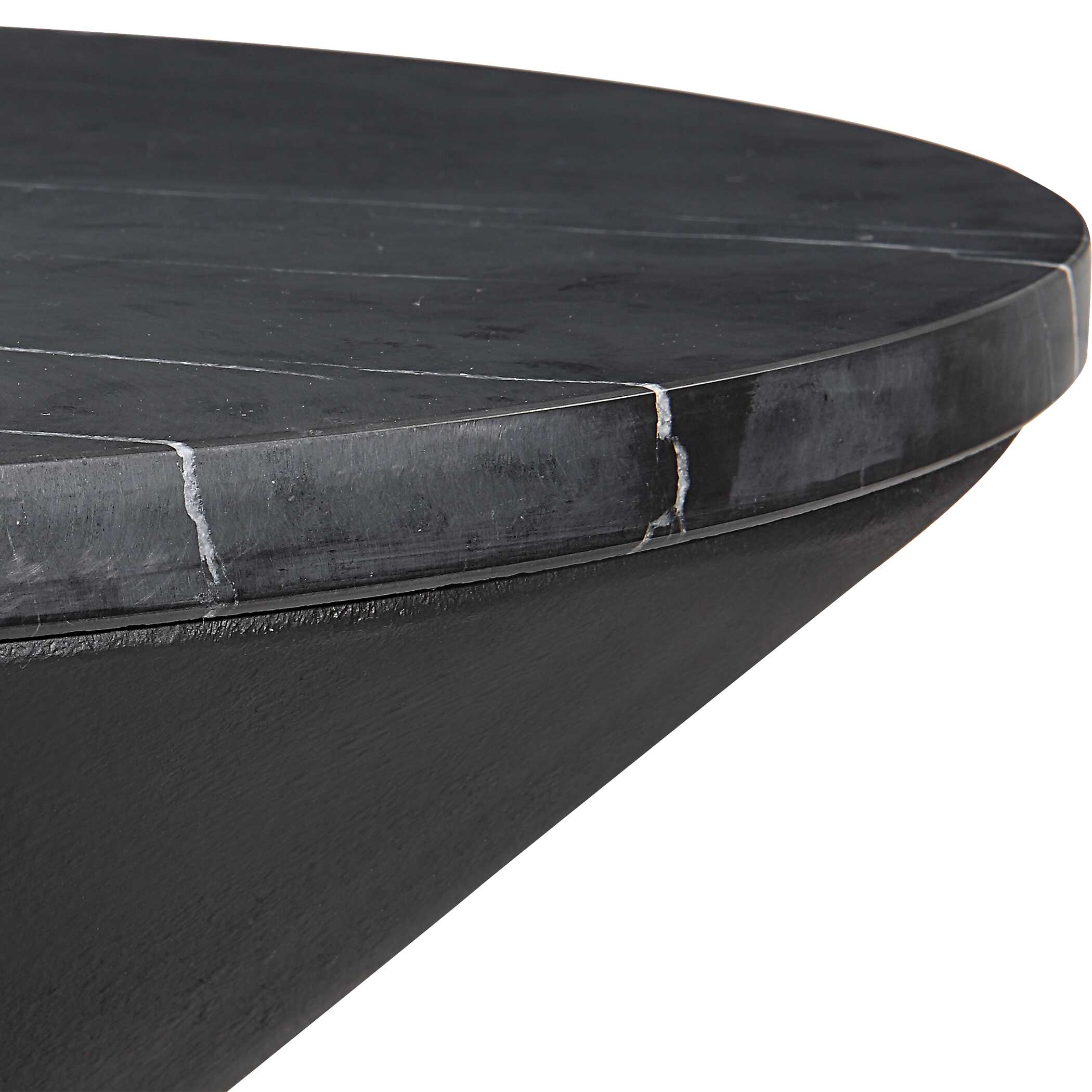 Time's Up Hourglass Shaped Side Table large image 