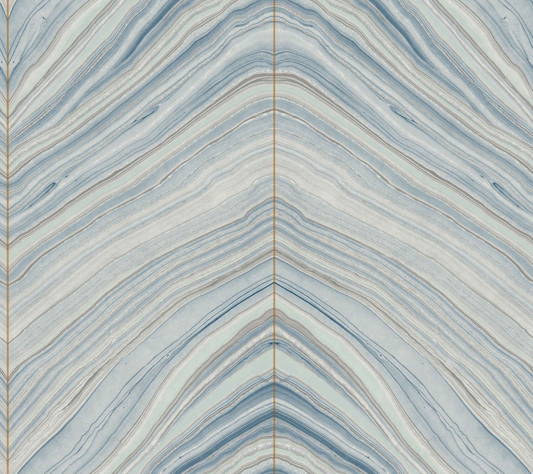 Onyx Strata Mist Blue Peel & Stick Wallpaper large image 