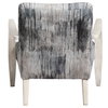 Watercolor Gray Chenille Accent Chair, by Uttermost, 30.5" width x 31" height x 32.5" depth thumbnail 6