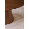Otago Round 54in Dining Table Walnut Brown thumbnail 6