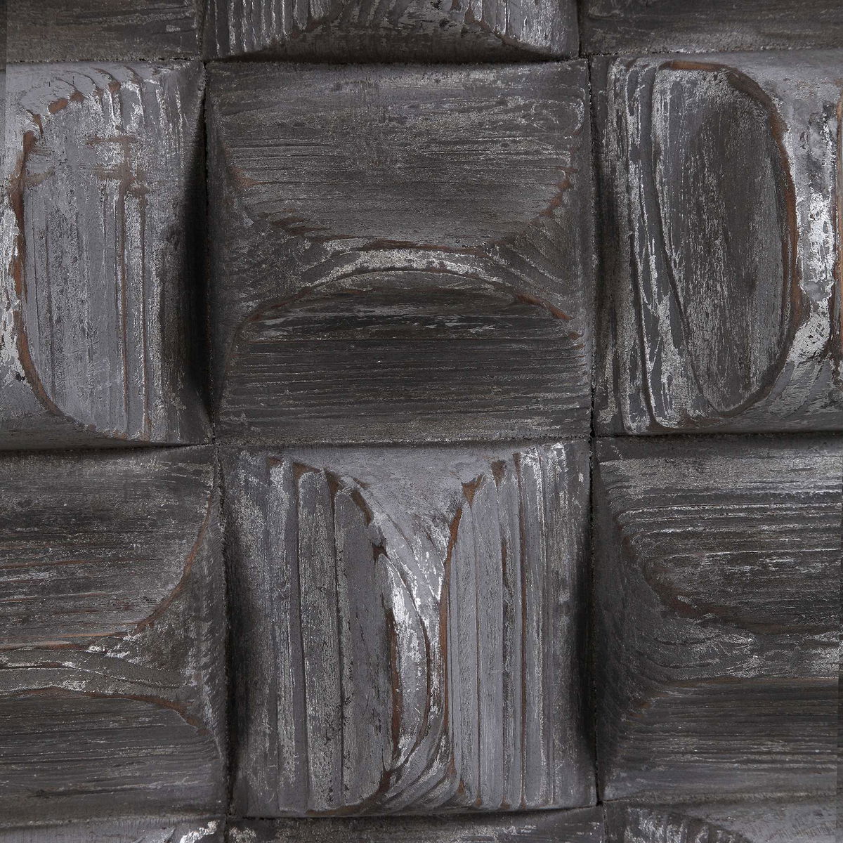Pickford Wood Wall Decor, Sculptural Wall Art by Uttermost, 20.12" width x 20.12" height x 4.5" depth View 7