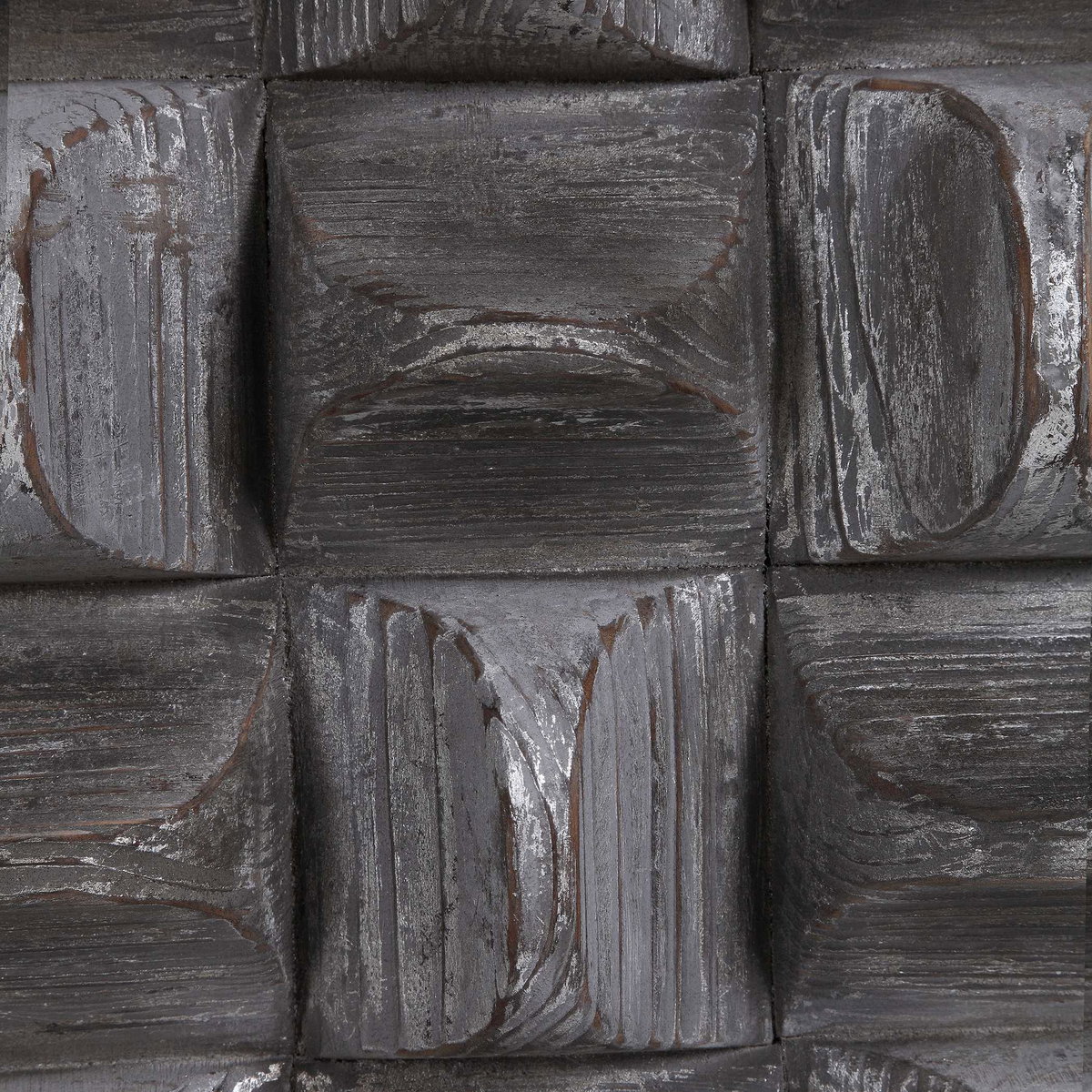 Pickford Wood Wall Decor, Sculptural Wall Art by Uttermost, 20.12" width x 20.12" height x 4.5" depth View 7