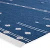 Calli Indoor/ Outdoor Geometric Blue/ White Area Rug thumbnail 3