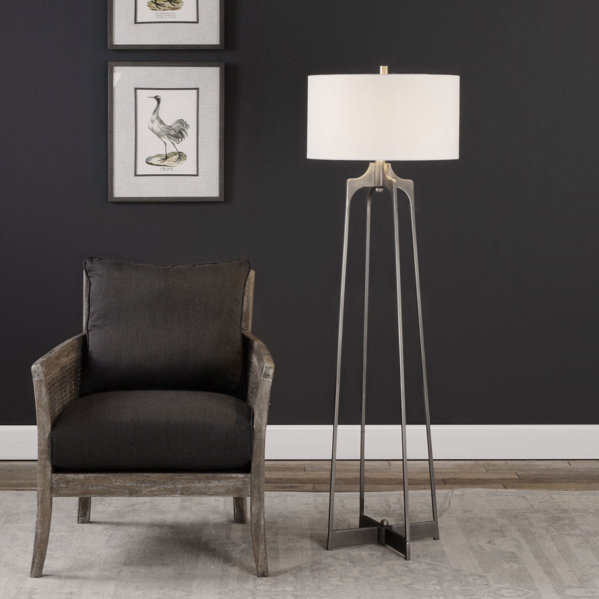 Adrian Modern Floor Lamp large image 