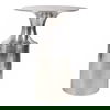 Rassa Accent Table Polished Silver, Side & End Table by Moe's Home, 14.5" width x 21" height x 14.5" depth thumbnail 1