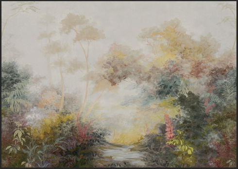 Woodlands Multicolor Wall Mural