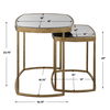 Vista Gold Nesting Tables Set Of 2, Furniture by Uttermost, 19.75" width x 23.75" height x 19.75" depth thumbnail 3