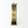Marian  Gold Metal with Studs Round Table Clock thumbnail 2