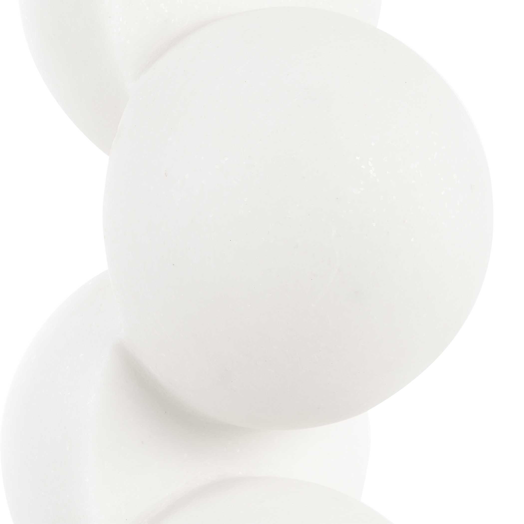 Symmetry White Sculptures Set/2, Decorative by Uttermost, 4.5" width x 18" height x 4.5" depth View 5