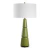 Mendell Moss Green Table Lamp, by Uttermost, 20" width x 39.5" height x 20" depth thumbnail 5
