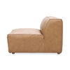 Form Slipper Chair Sonoran Tan Leather, Accent Chair by Moe's Home, 31" width x 26" height x 40.5" depth thumbnail 3