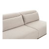 June Sofa Oatmeal, Sofas & Sectional by Moe's Home, 70" width x 30" height x 40" depth thumbnail 6